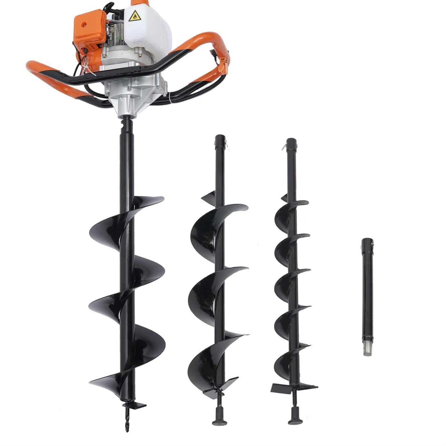 DYRABREST 52cc Gas Powered Earth Auger Post Hole Digger Borer Fence Ground Drill 4inch / 6inch / 8inch Bits - Shop Hardware Tools Online Store