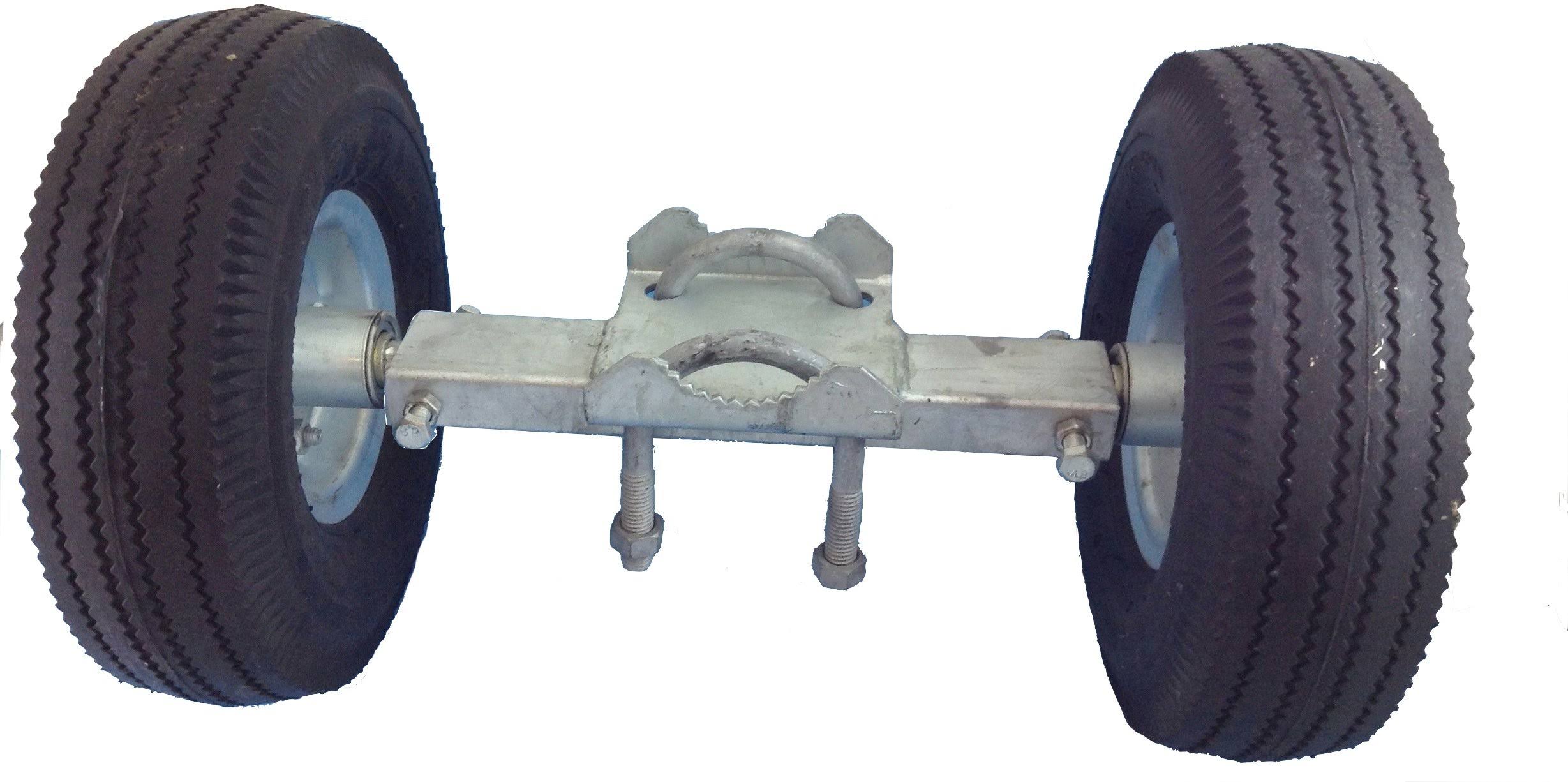 Rolling/Sliding Gate Hardware Rolling Gate 8x22 Wheel Carrier: for Chain Link Fence Rolling/Sliding Gates - Gate Wheel Rut Runne