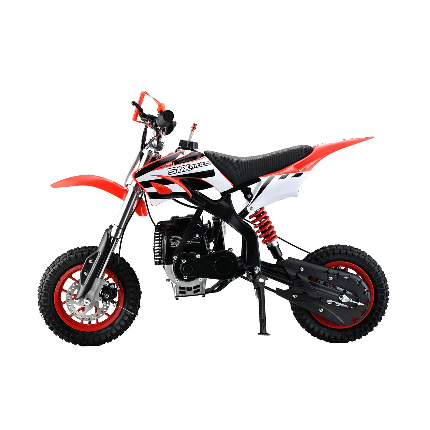 SYX MOTO MT-2 Gas Power 40cc 4 Stroke Kids Dirt Bike, Pull Start, Red, Brand New - Curated Treasures Market