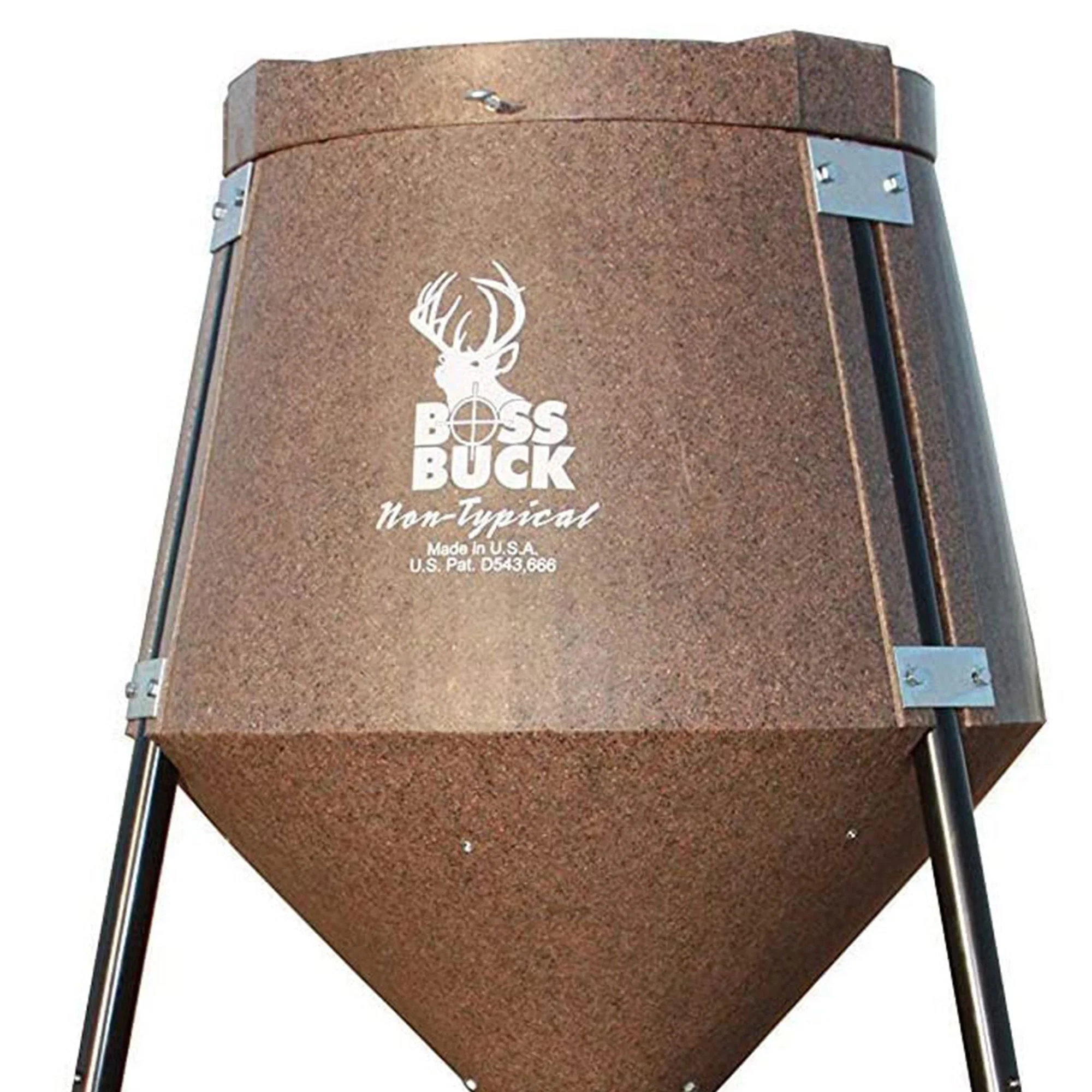 Boss Buck Gravity Fed Tripod Deer Corn & Protein Pellet Feeder (3 Pack)