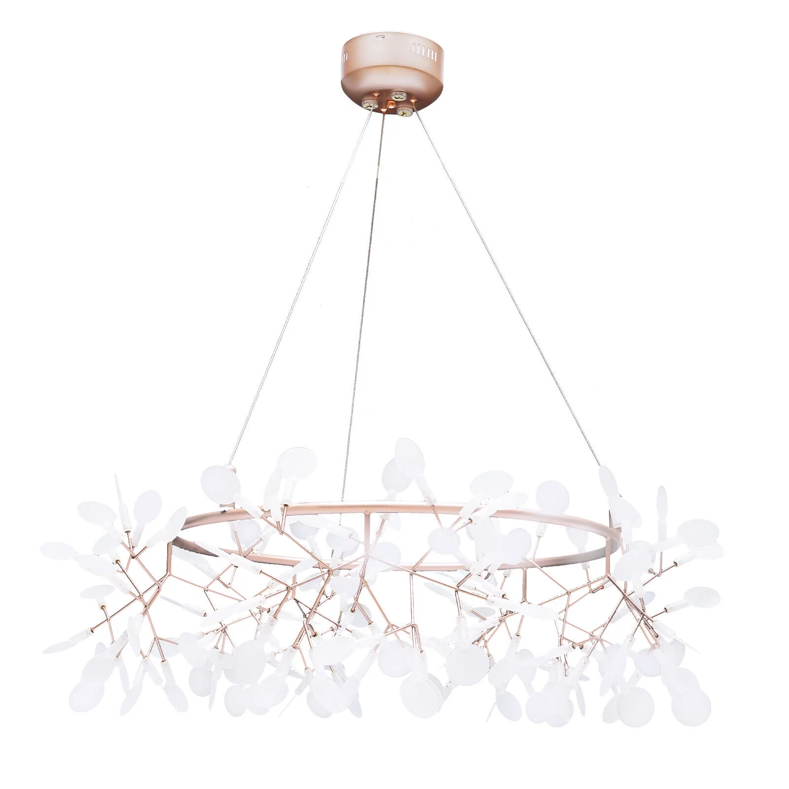 Miumaeov 135 Heads Firefly Chandelier Pendant Lighting Fixture Ceiling Light LED Acrylic Chandelier Light Tree Branch Pendant Lamp for Living Room Bulb Included