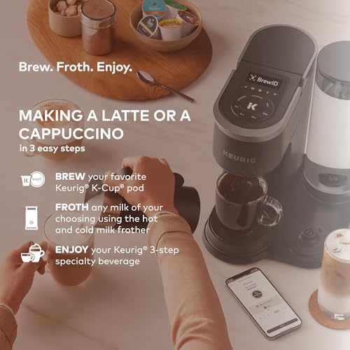 Keurig K-Duo Single Serve K-Cup Pod Coffee, Latte and Cappuccino Maker