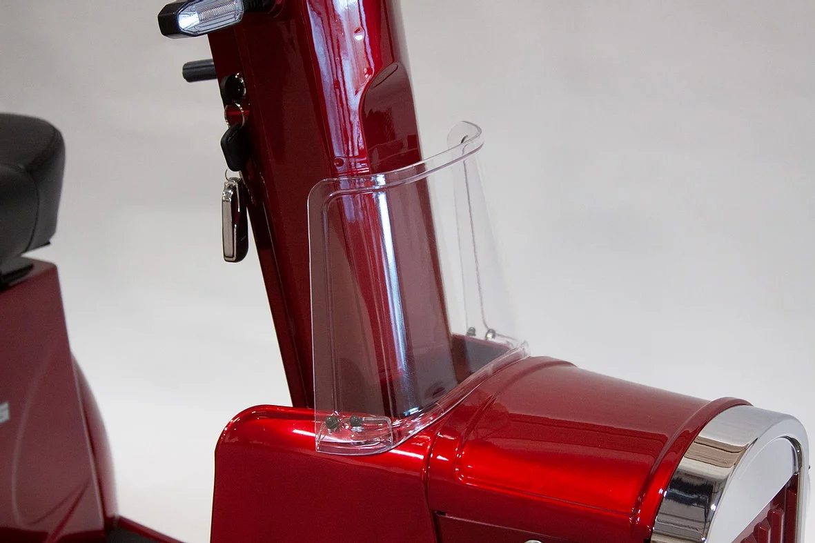 EWheels EW-VINTAGE Vintage 4-Wheel Mobility Scooter Red