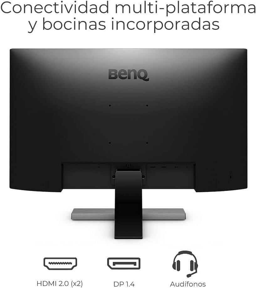 BenQ MOBIUZ EX3210U 32” 4K True HDMI 2.1 144Hz White Gaming Monitor, UHD (3840 x 2160), IPS, 1ms, FreeSync, HDR, Eye Care, Display Port, USB 3.0, Remote Control, Microphone with AI Noise Canceling