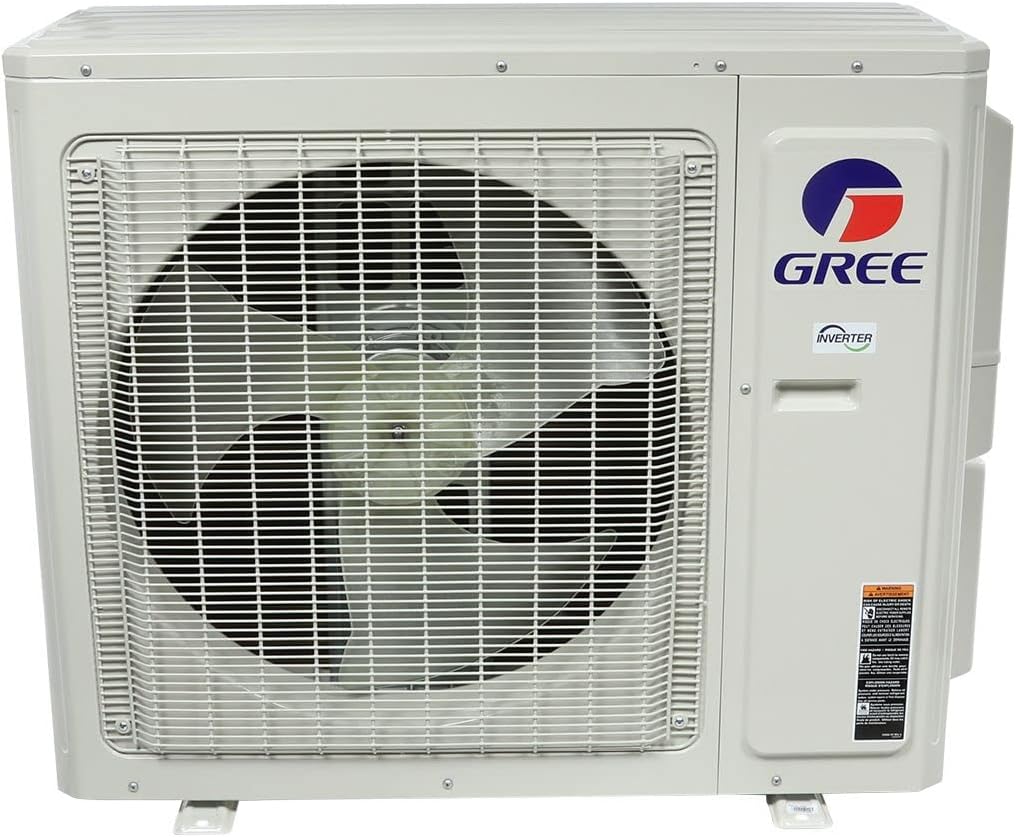 Gree MULTI24CCAS205-24,000 BTU Multi21+ Dual-Zone Ceiling Cassette Mini Split Air Conditioner Heat Pump 208-230V (18-18)