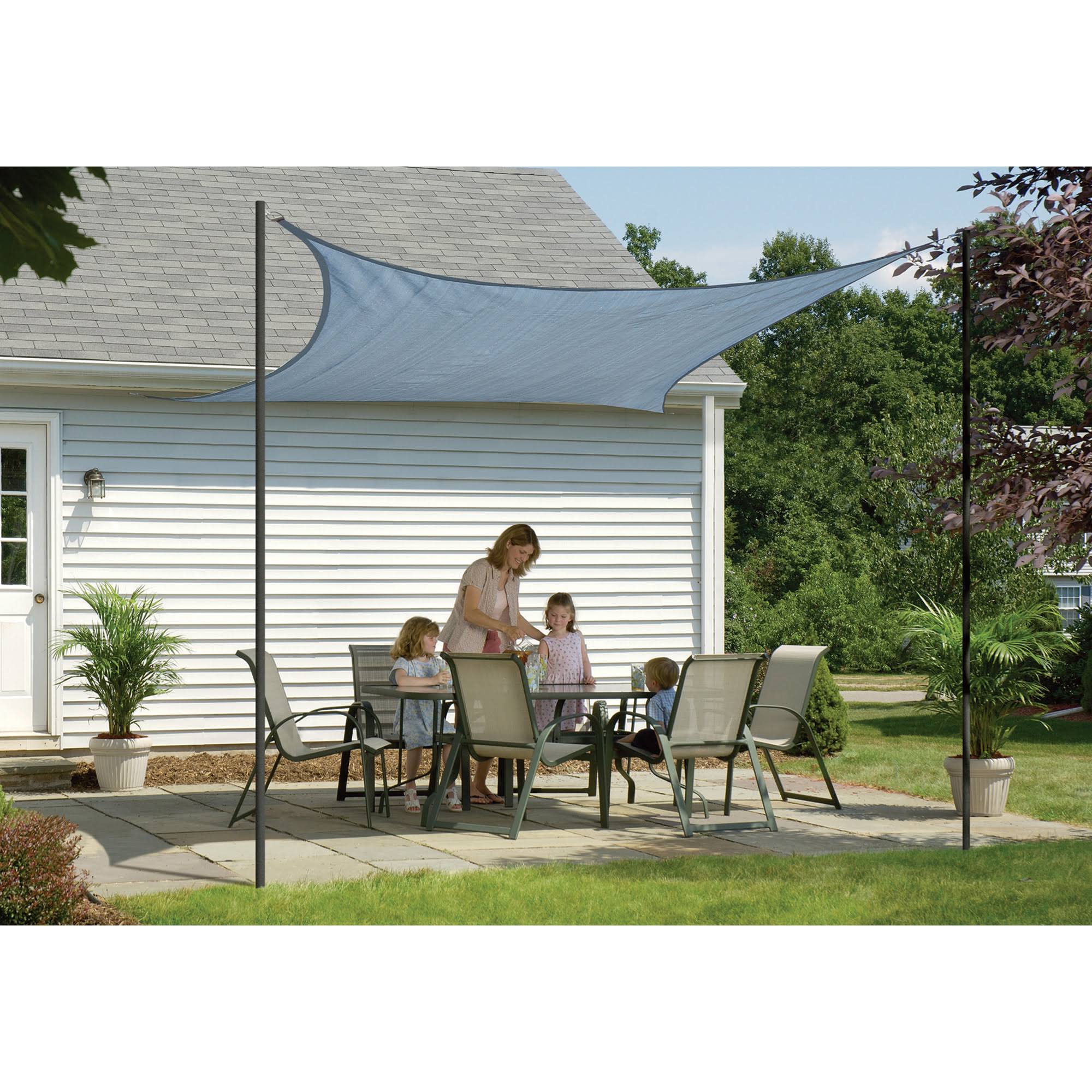 ShelterLogic 12 ft Square Sun Shade Sail Sea