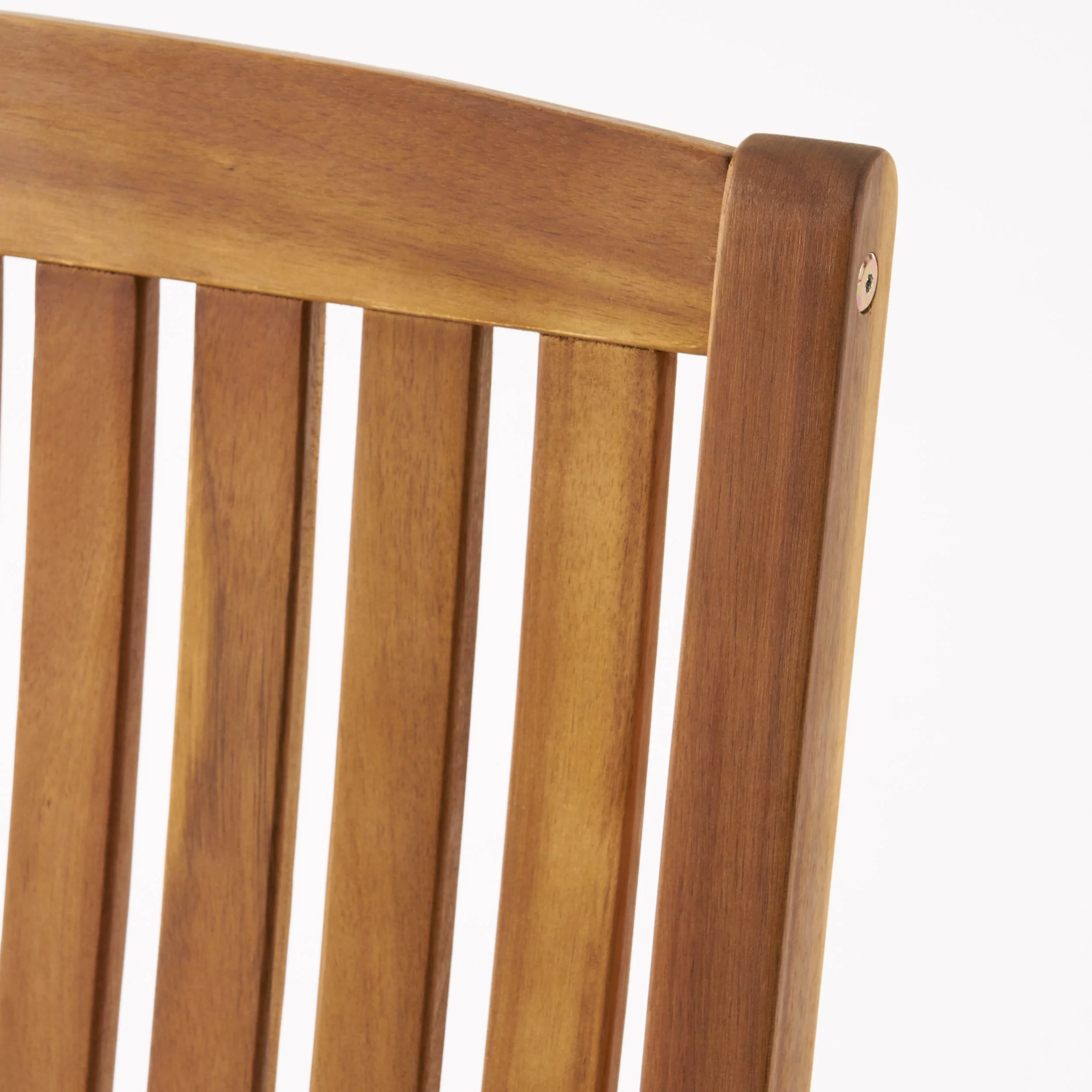 Noble House Arcadia Outdoor Acacia Wood Rocking Chair and Side Table Set Teak