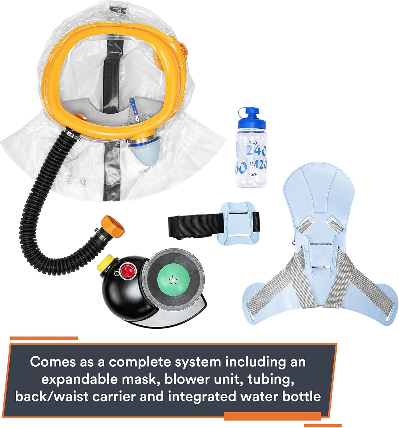 MIRA Safety CM-3M CBRN Child Escape Respirator | Infant Gas Mask with PAPR | Protection for Kids’ Respiratory Organs against Toxic Threats