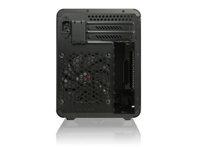 Raijintek 0r200055 Metis Plus No Power Supply Mini-ITX Case w/ Window (Black)