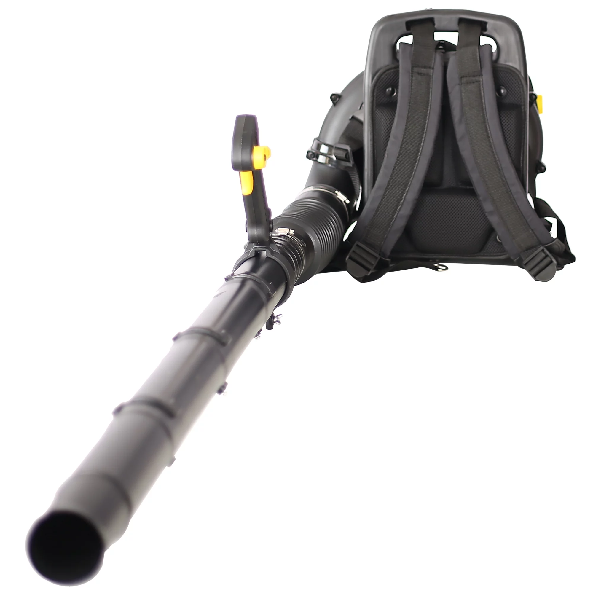 BTMWAY Backpack Leaf Blower, 52CC 2-Cycle Gas Powered Leaf Blower for Lawn Care, Backpack Blower Snow Blower with 248 MPH, Adjustable Shoulder Straps, Gas Leaf Blower for Dust Snow Debris, Yellow - Curated Treasures Market