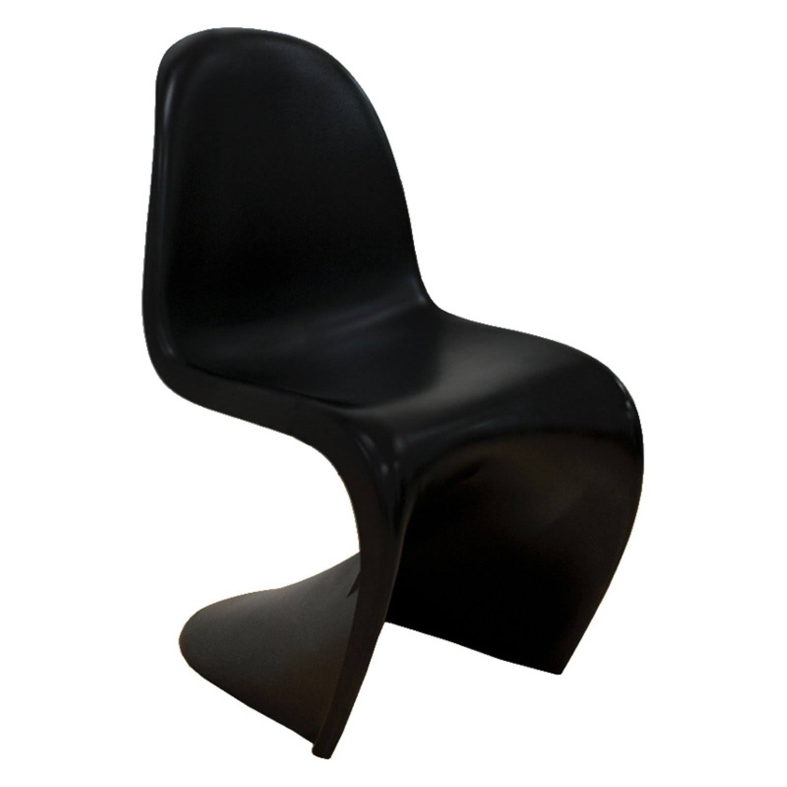 Mod Made S Shape Chair, Black