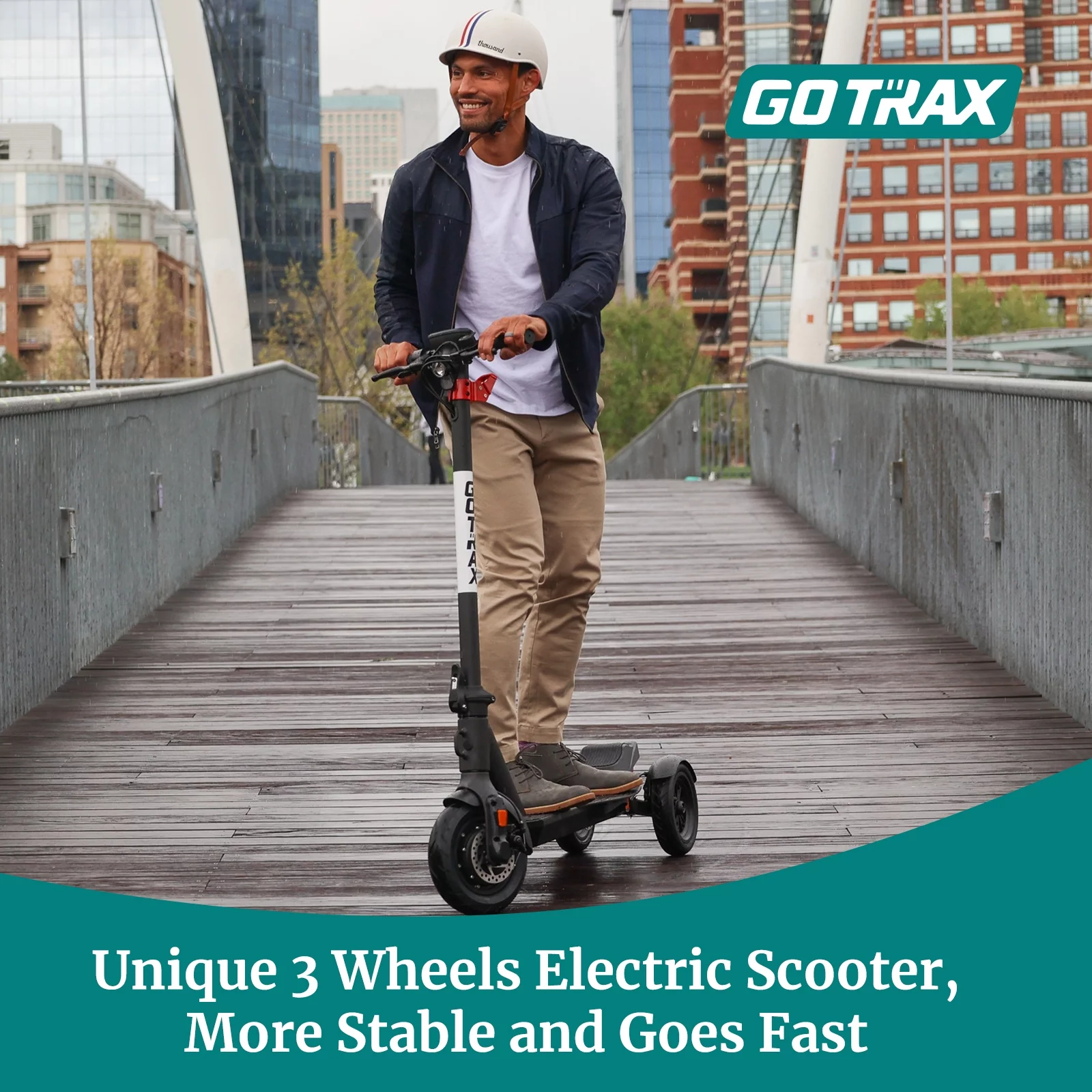 GOTRAX G Pro Electric Scooter Adults - 3 Wheels Folding Scooter for Commuters - 15.5mph, 24 mile
