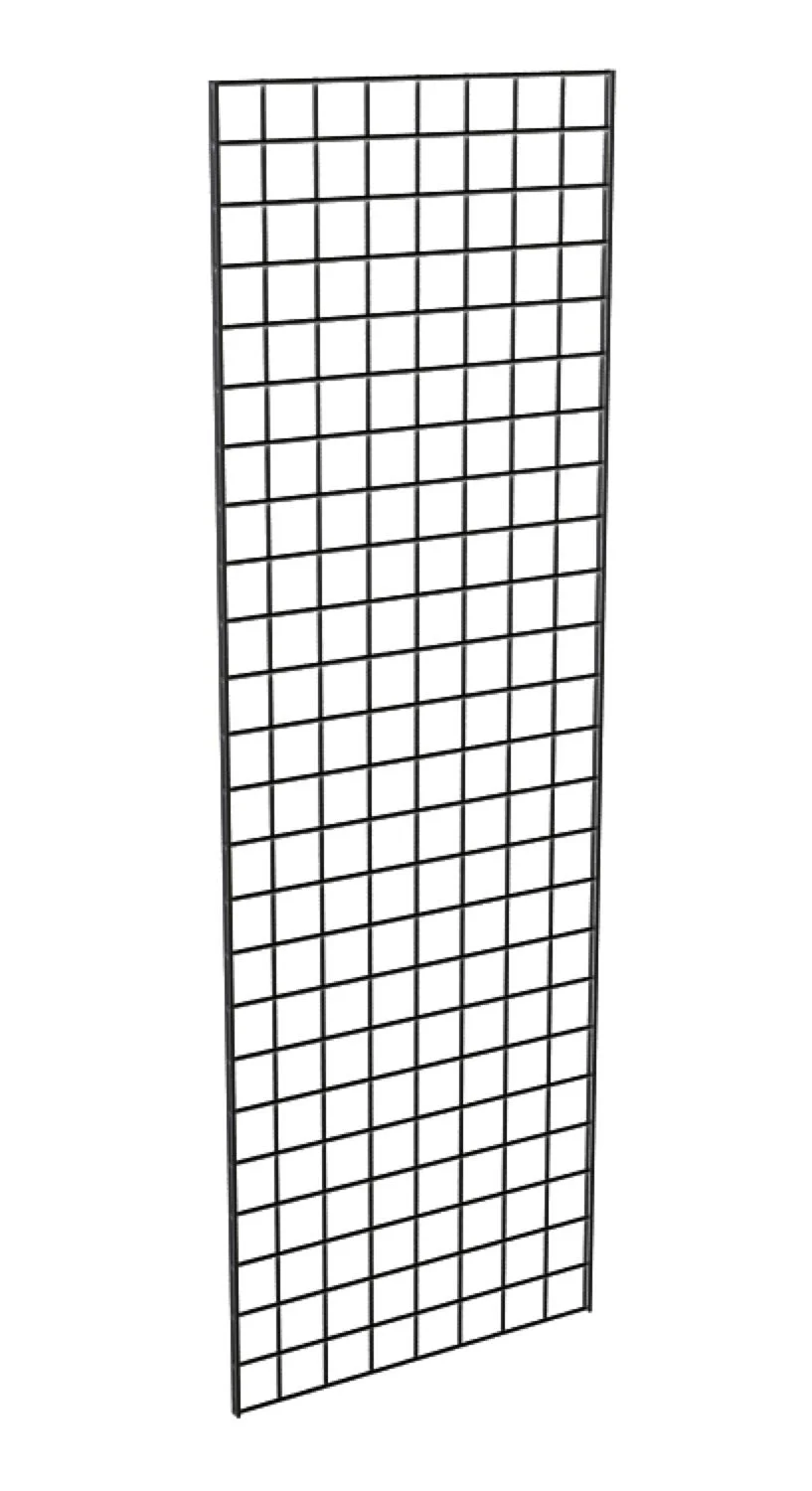 Grade Gridwall Panel – Heavy Duty Grid Panel For Any Display, 2’ Width X 6’ Height, (1)Gridwall Panel Per Carton (Black Finish) - Curated Treasures Market