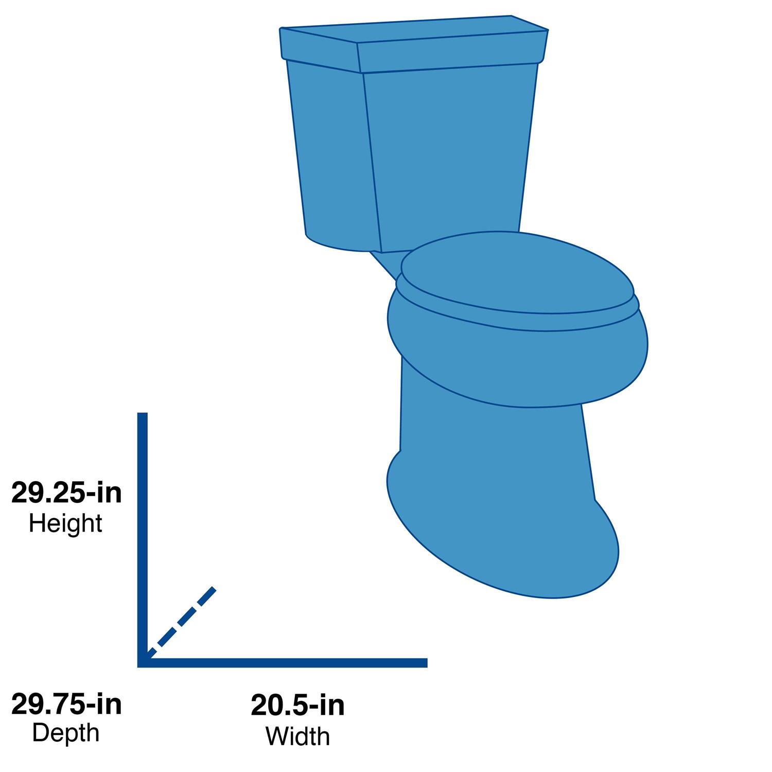 American Standard Yorkville 1.1 GPF 2-piece Elongated Pressure Assisted Toilet 2876.100.020 - Shop Hardware Tools Online Store