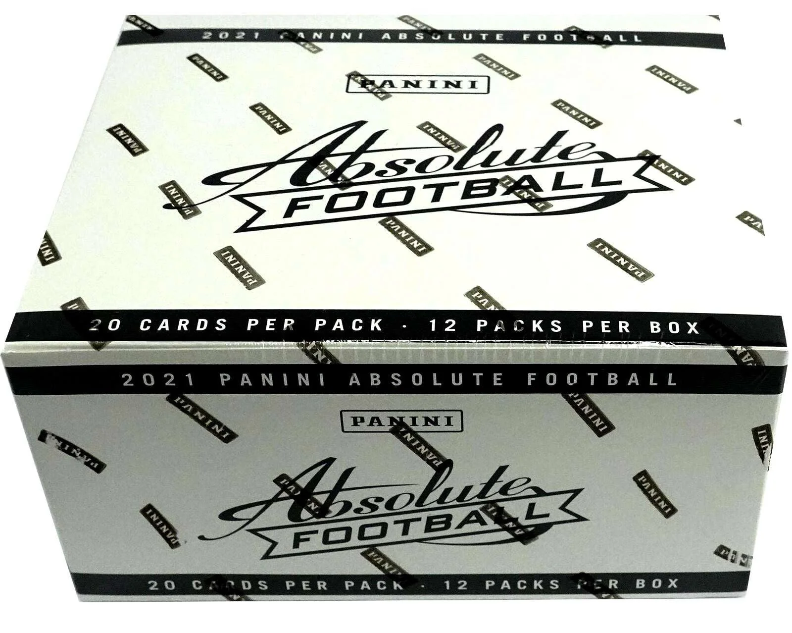 NFL Panini 2021 Absolute Football Trading Card VALUE Box (12 Packs, Green Parallels!)