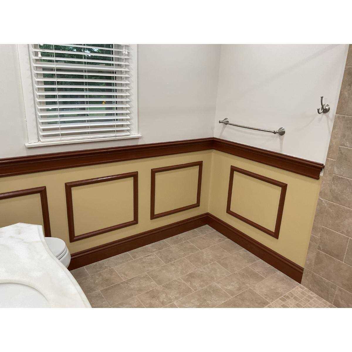 94 1/2L Ashford Square Panel Traditional Wainscot Paneling Kit Ekena Millwork - Shop Hardware Tools Online Store