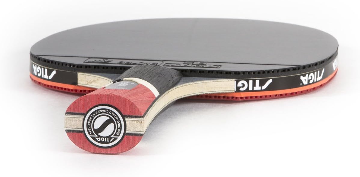 STIGA Pro Carbon Performance-Level Table Tennis Racket with Carbon Technology for Tournament Play
