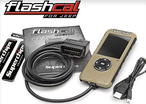 NEW SUPERCHIPS FLASHCAL F5 IN-CAB TUNER,GASOLINE,COMPATIBLE WITH 2020 JEEP GLADIATOR JT