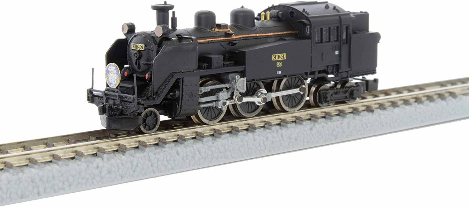 Rokuhan T019-5 Z Scale Steam Locomotive Type C11 Number 207 Tobu SL TAIJU