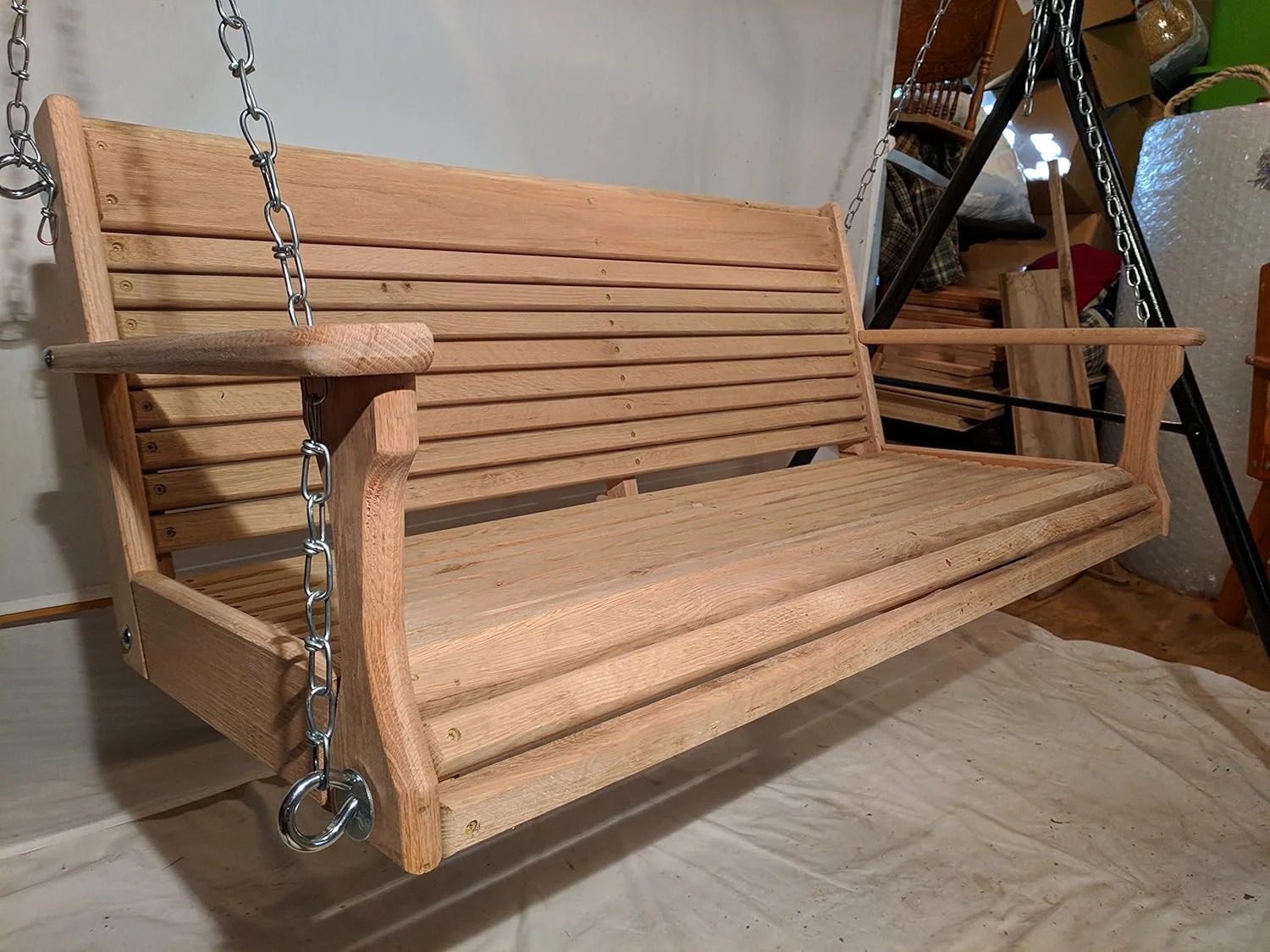 Porch Swing/Wood Porch Swing/USA Made/Wooden Swing