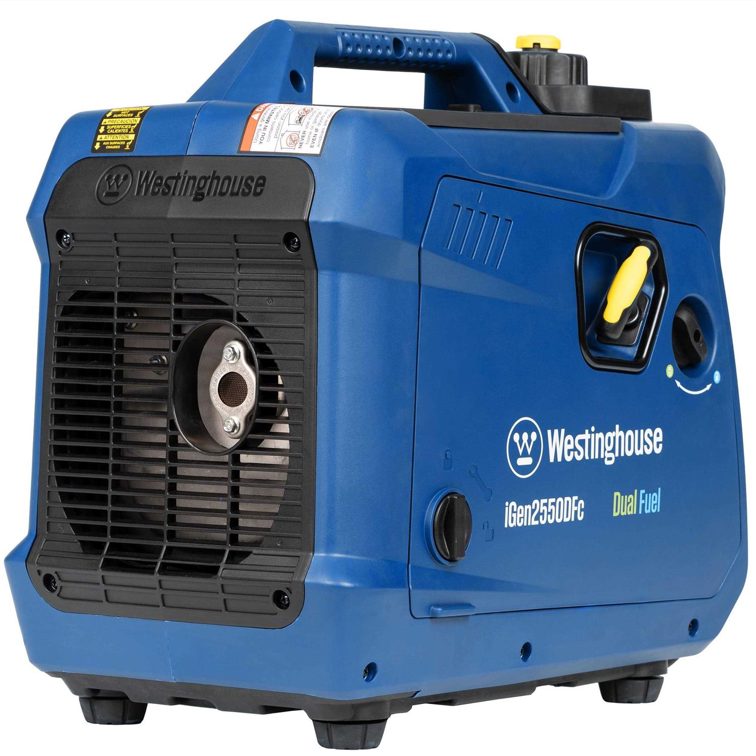 Westinghouse 2550 Watt Dual Fuel Portable Inverter Generator IGEN2550DFC - Shop Hardware Tools Online Store