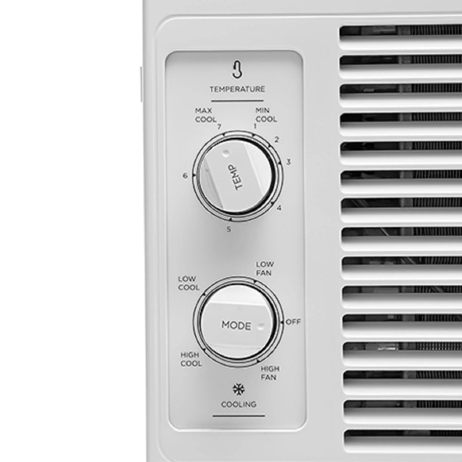 Midea 5,000 BTU 150 Sq ft Mechanical Window Air Conditioner, White, MAW05M1WWT
