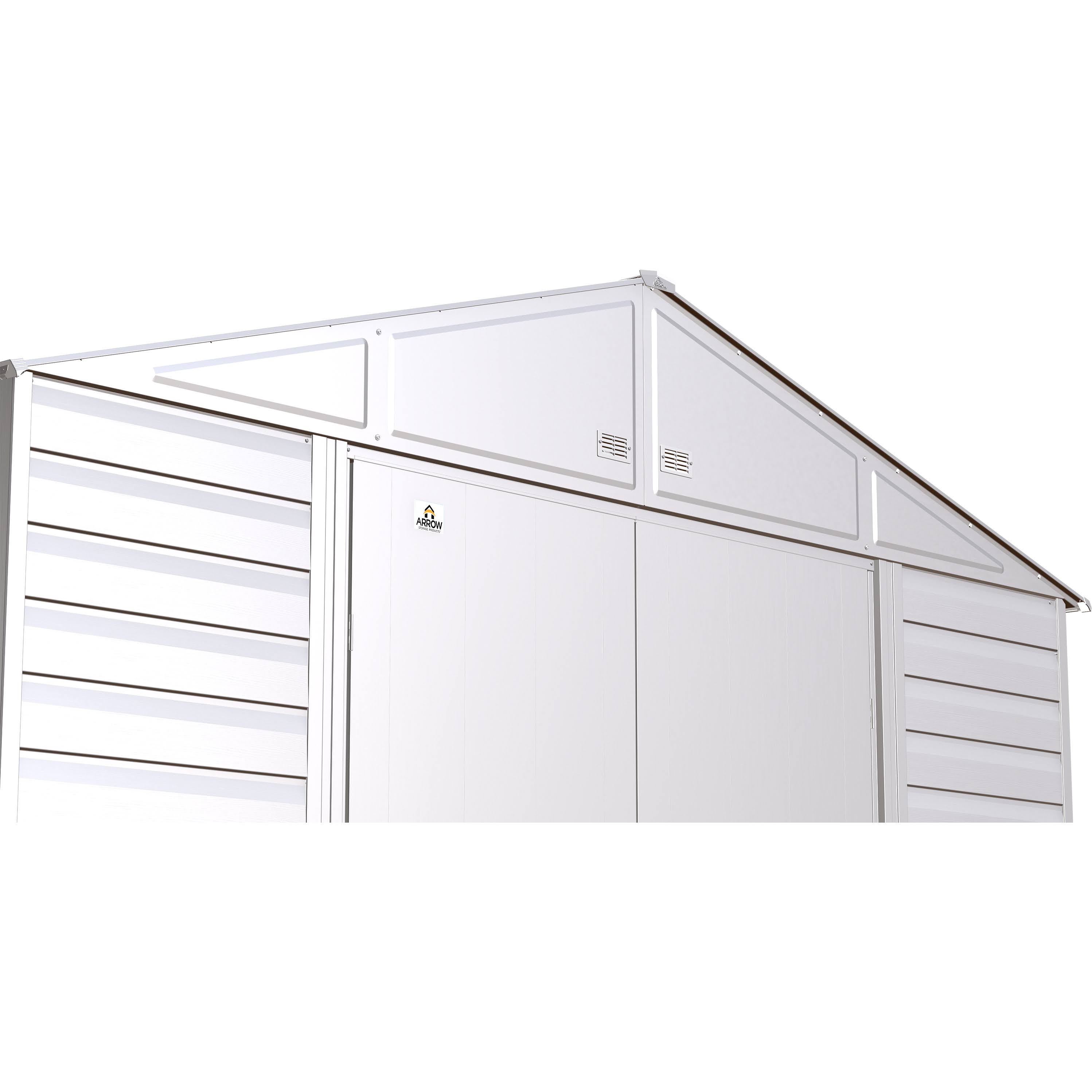 Arrow Select Steel Storage Shed, 8x8 Flute Grey