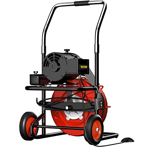 VEVOR Drain Cleaner Machine with Foldable Handle