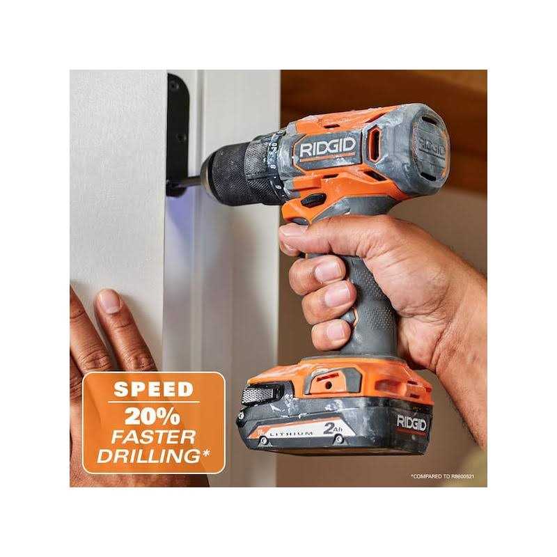 Ridgid 18V Cordless 2-Tool Combo Kit with Drill/Driver, Impact Driver, 2.0 Ah Batteries, and Charger - Shop Hardware Tools Online Store