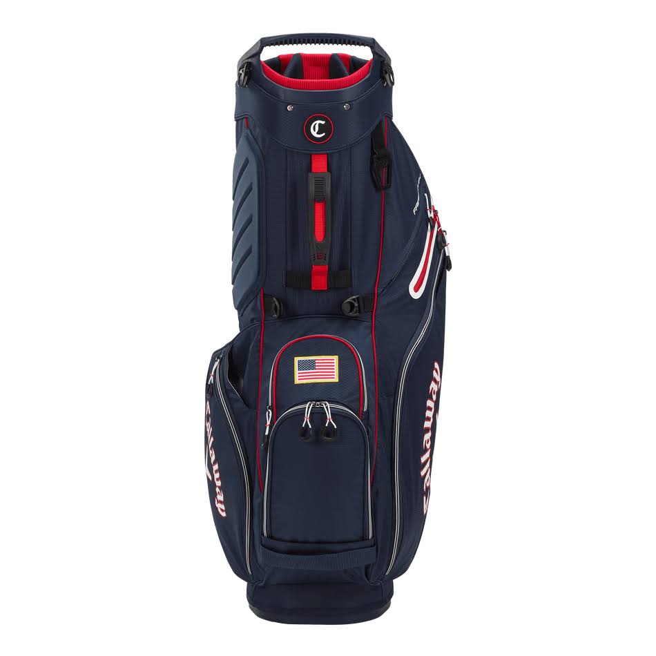 Callaway Fairway 14 Stand Bag - Navy / White / Flag