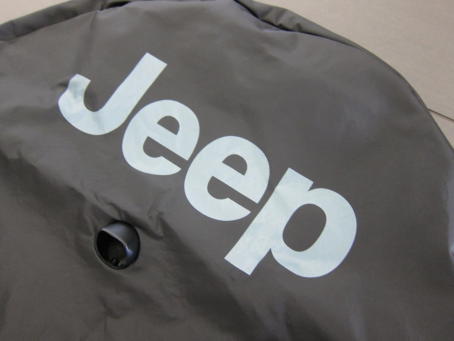 Mopar Jeep Wrangler JL Spare Tire Cover w/Backup Camera Bezel & Jeep Logo OEM Pack of 2