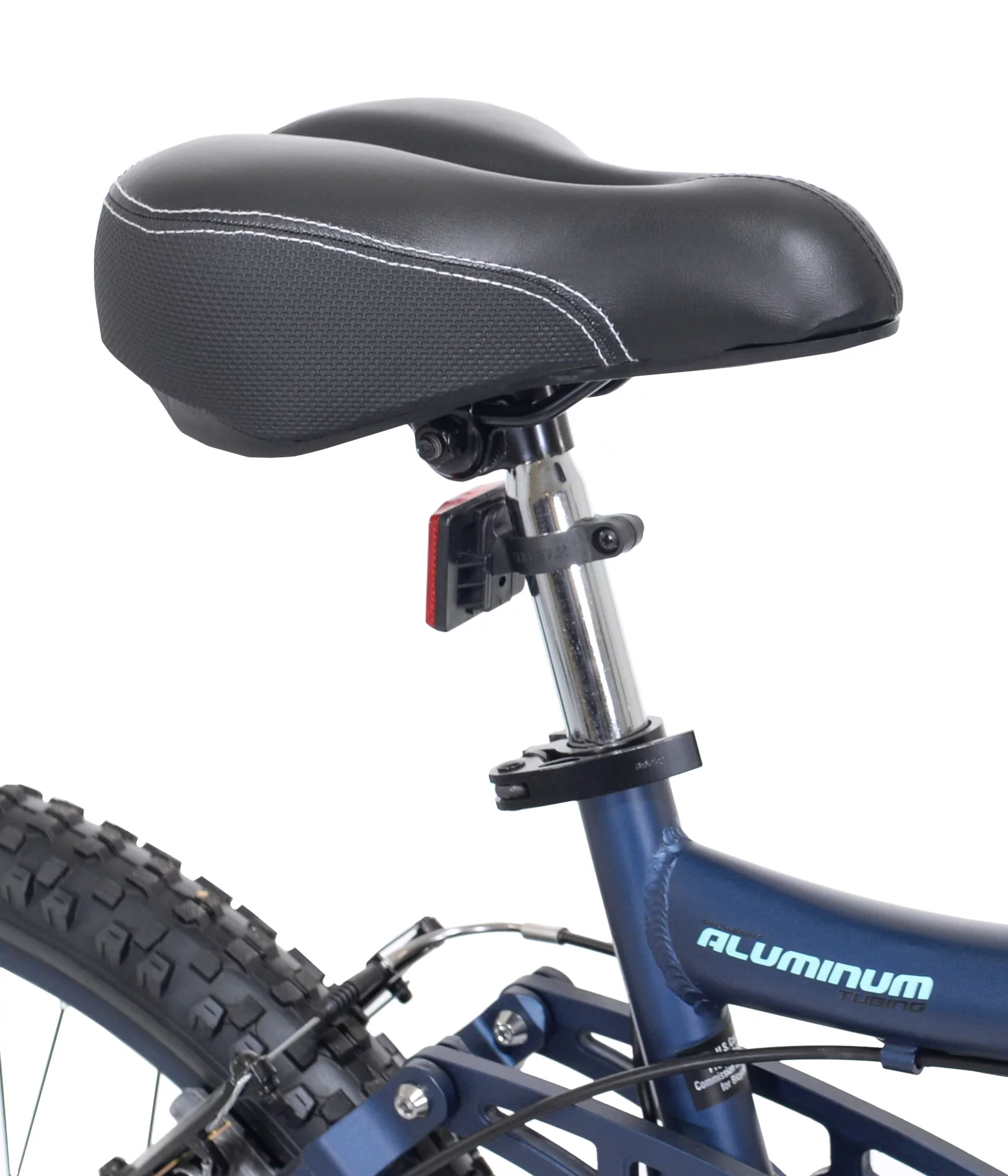 Genesis 24" Bella Vista Girl's Full Suspension Tween/Teen Mountain Bike, Blue