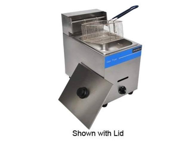Uniworld UGF-71 Single Basket Liquid Propane Deep Fryer - Stainless Steel