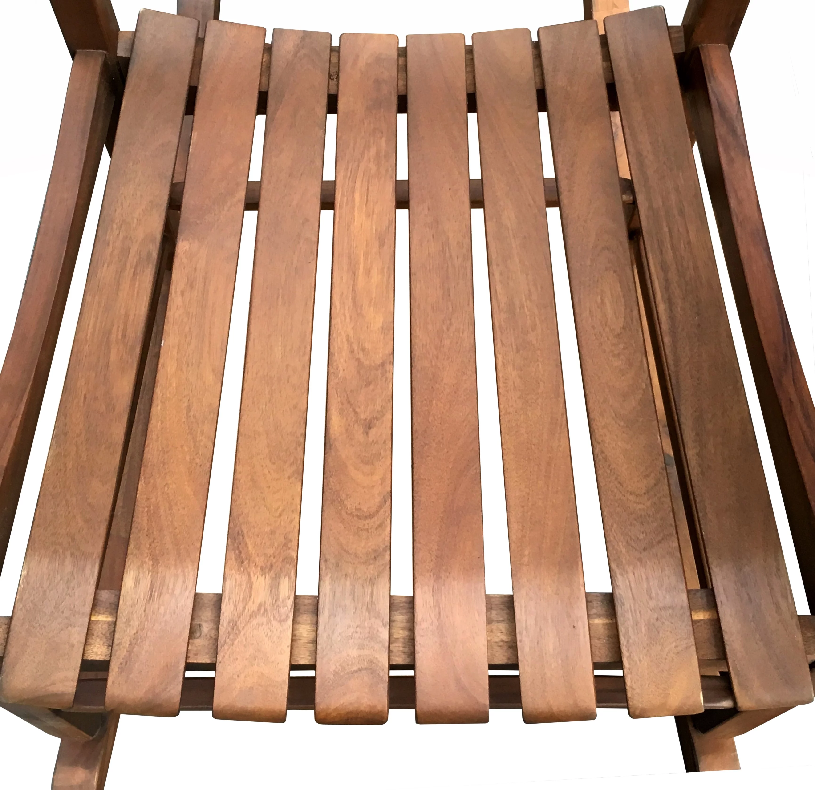 Mainstays Outdoor Wood Porch Rocking Chair, White Color, Weather Resistant Finish