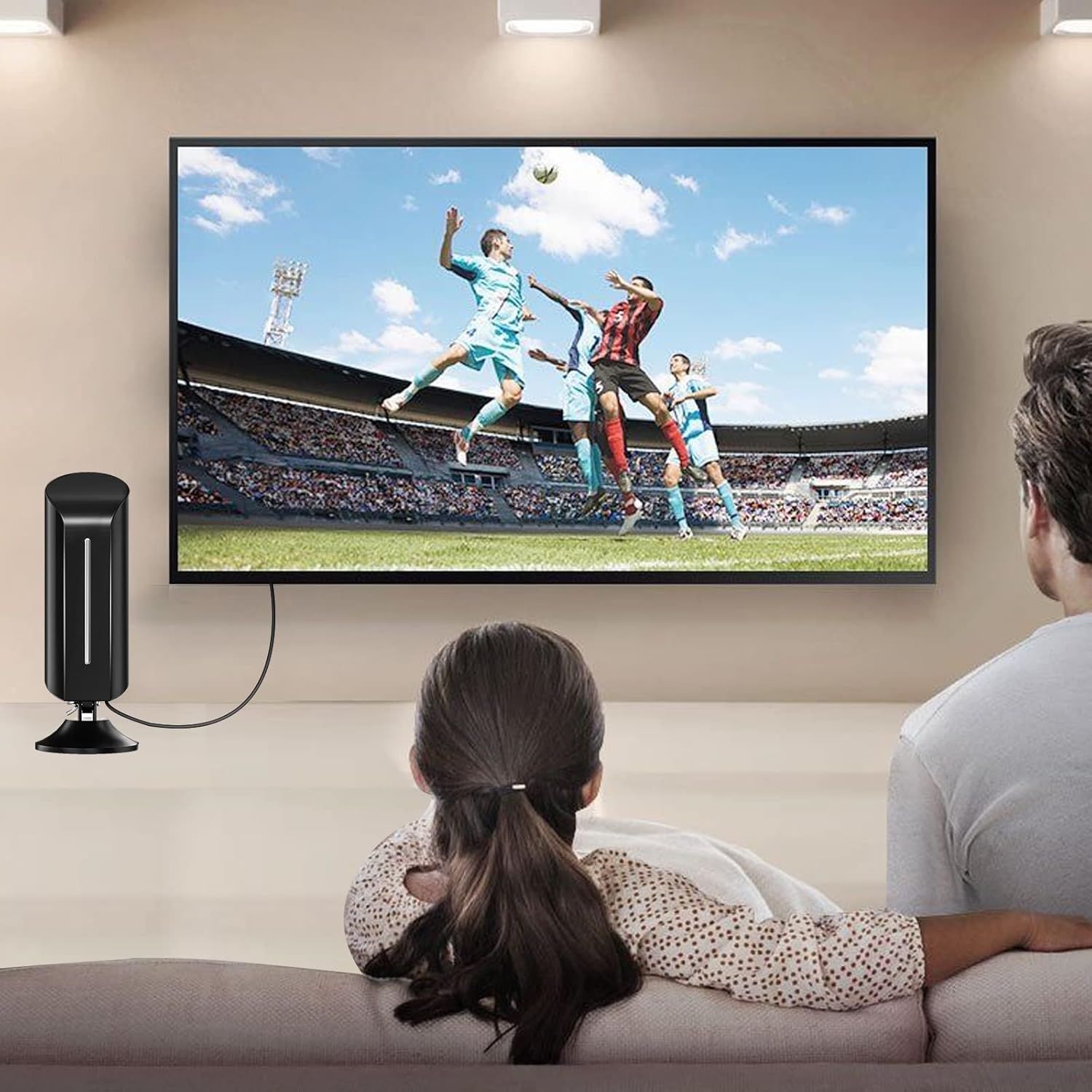 TV Antenna, Outdoor HD Digital TV Antenna IPX8 Waterproof 300+ Miles Long Range Indoor HDTV Antenna Support 4K 1080p and VHF UHF TV Free Local Channels HDTV Antenna, 32.8ft Coaxial Cable