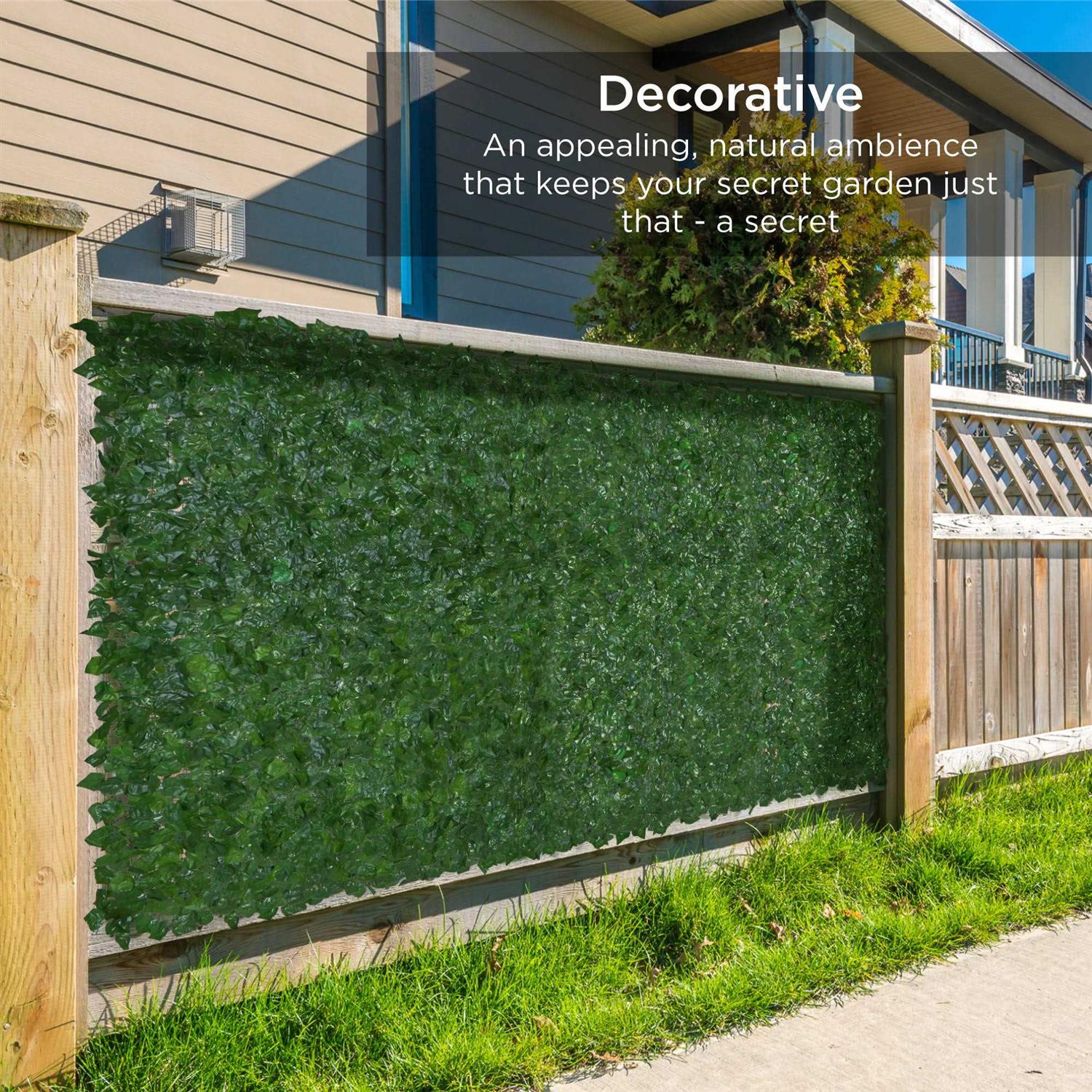 Best Choice Products Artificial Faux Ivy Hedge Privacy Fence Screen Decor - Shop Hardware Tools Online Store