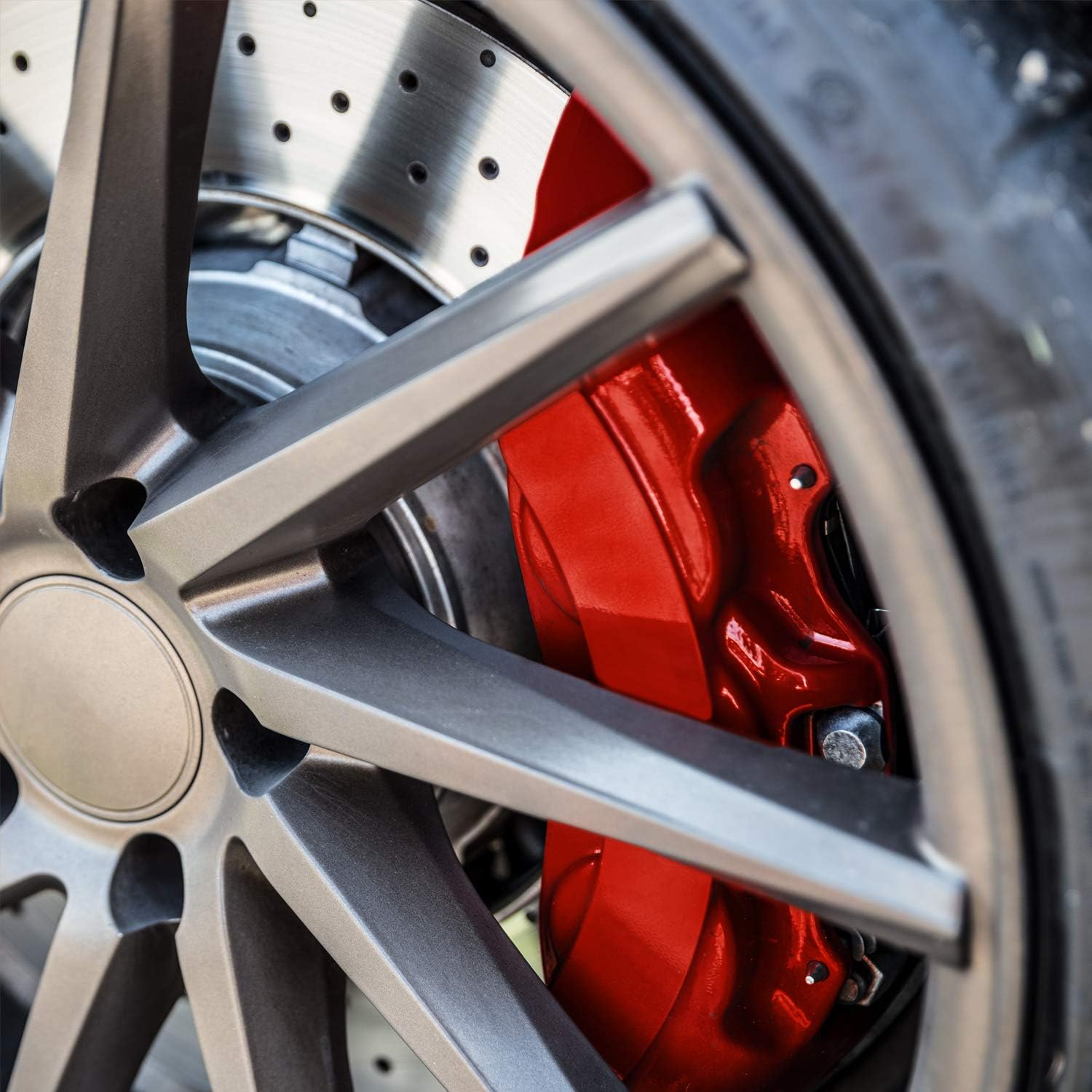 High Temperature High Gloss Self Leveling Brush On Red G2 Brake Caliper Paint System Kit