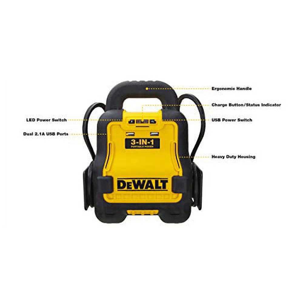 Dewalt 20V 3 in 1 Professional Battery Booster - Shop Hardware Tools Online Store