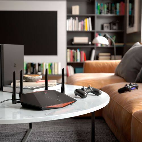 Netgear Nighthawk Pro Gaming XR1000 Wireless Router - 2.4 GHz / 5 GHz - Gigabit Ethernet - 802.11b/a/g/n/ac/ax