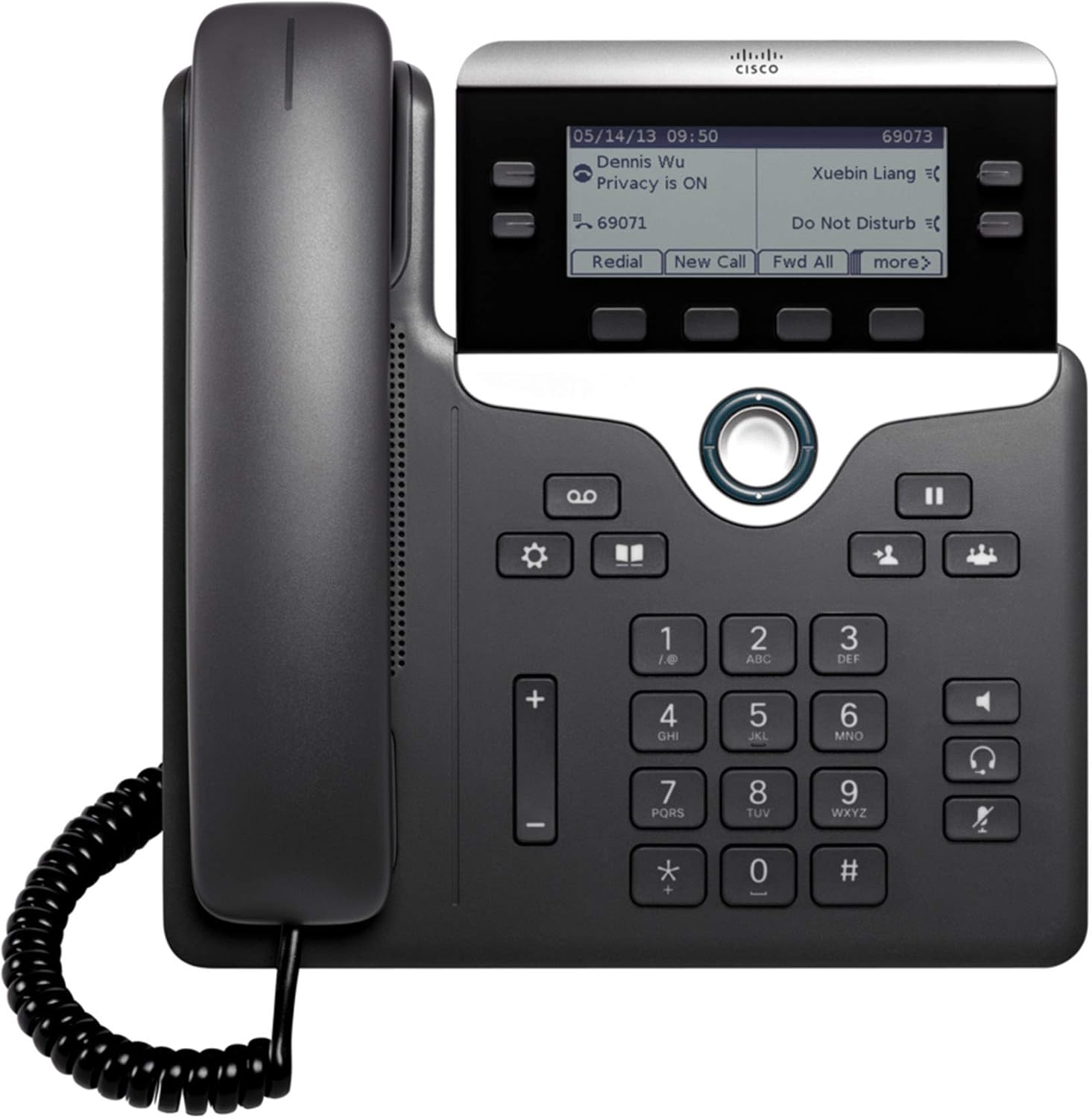 Cisco CP-7841-K9= 7800 Series Voip Phone (Power Supply Not Included), black