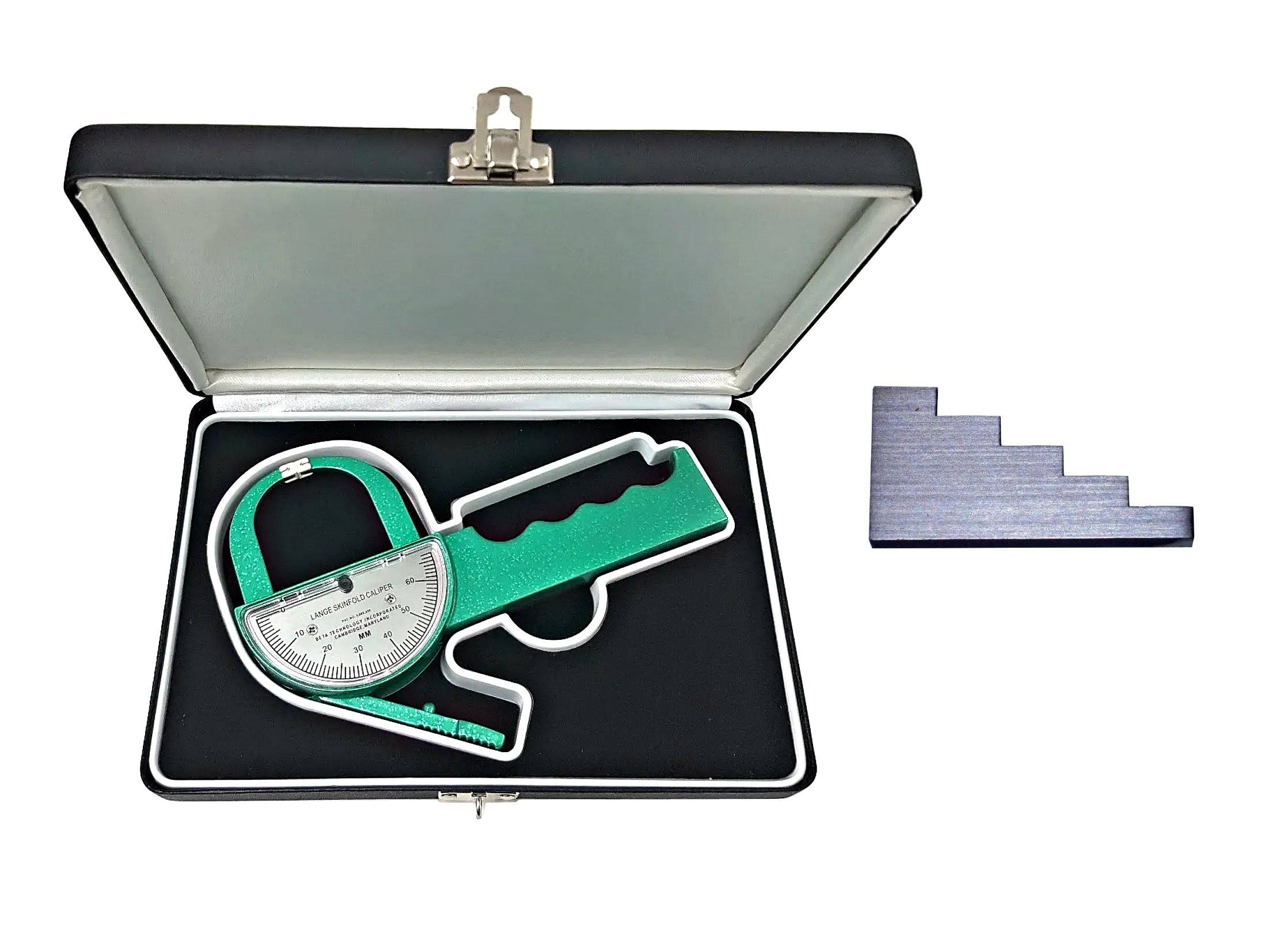 Lange Body Fat Calipers with Calibration Block