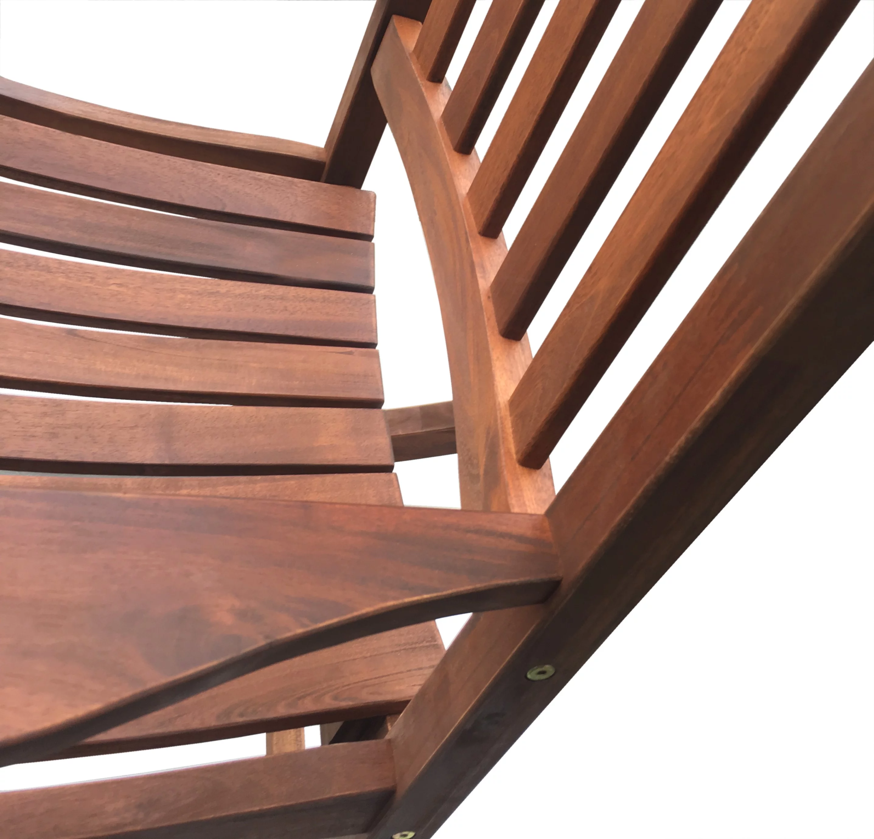 Mainstays Outdoor Wood Porch Rocking Chair, White Color, Weather Resistant Finish