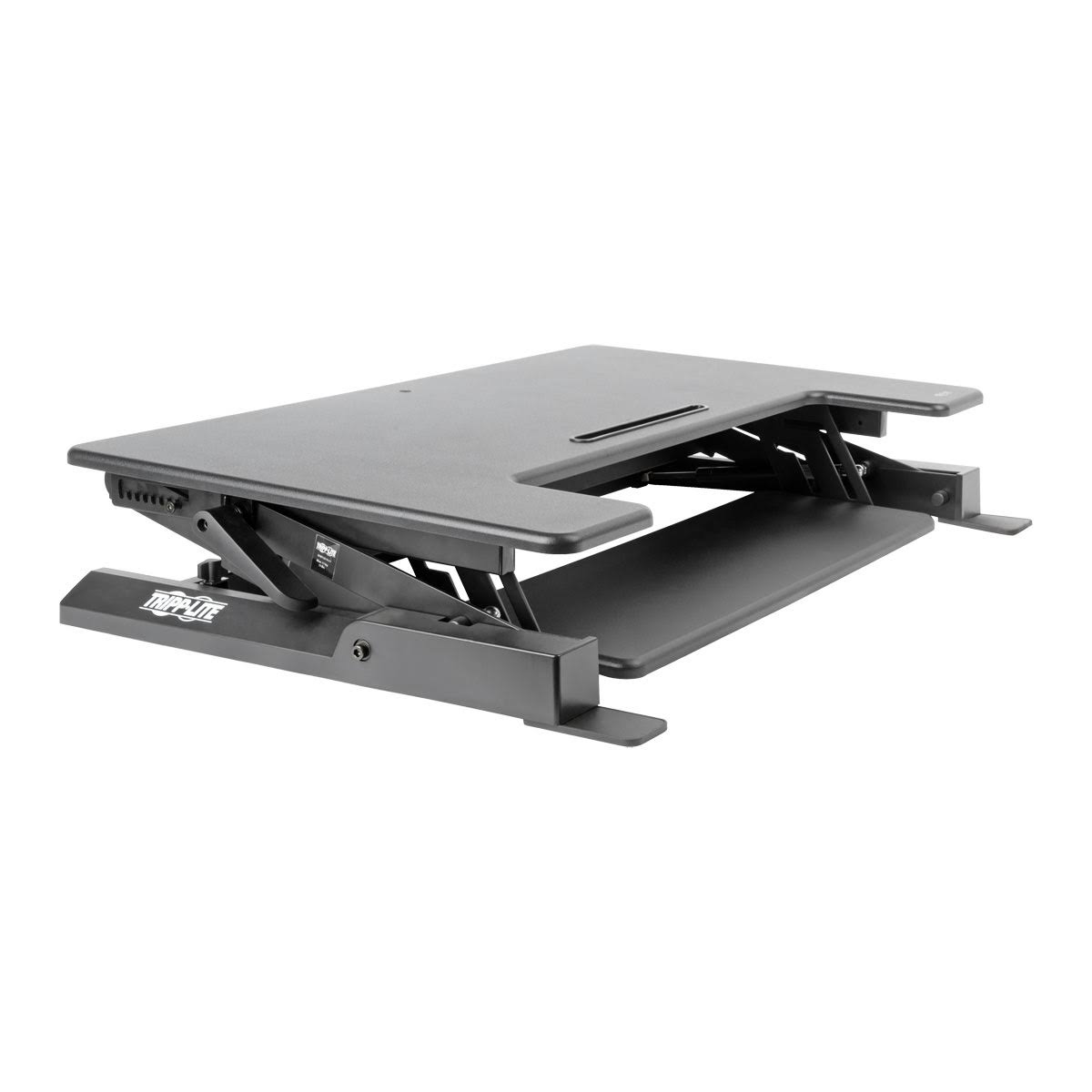 Tripp Lite Sit Stand Desktop Workstation Adjustable Standing Desk 36x22 in. - Standing desk converter - rectangular with contour