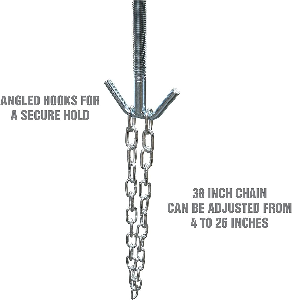 OEMTOOLS 24950 1100 Lb. Engine Support | Engine Hoist for Home Garages & Mechanics | Keeps Engine Stable & Lifted While You Work on Subframe, Transmission, & More | Two Engine Lift Chains Included