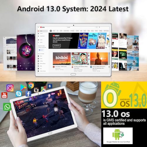 2 in 1 Tablet 10.1 Inch, Android 11.0 Tablets, 64GB/128GB ROM, Dual 4G Cellular with Keyboard, 18MP Camera, Octa-Core Processor, WiFi, GPS, Bluetooth, Google Certified Tablet PC