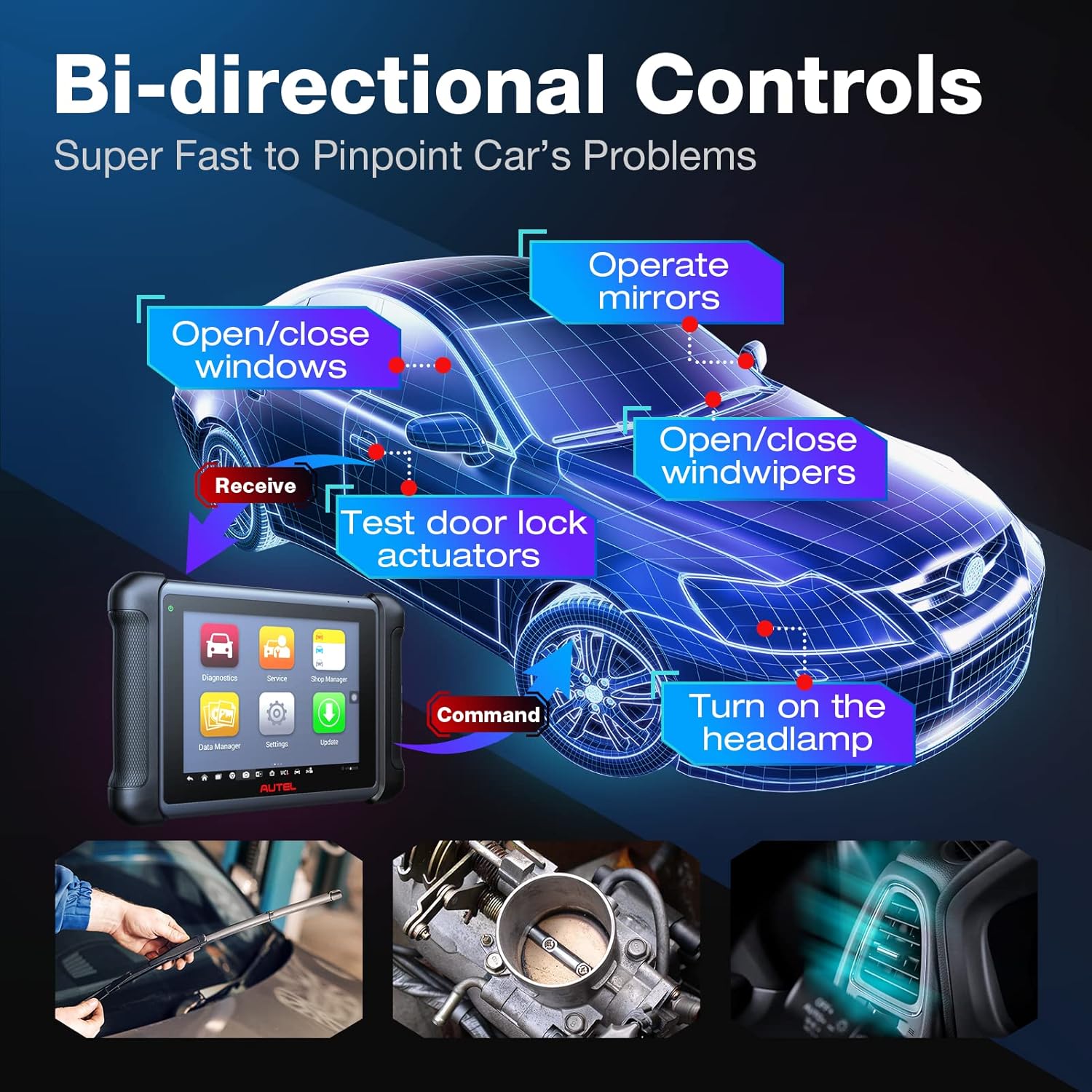 Autel Maxisys MS906S Auto Scanner, 2022 Top Car Scan Tool, Updated of MS906 Bi-Directional Scanner with Bluetooth ECU Coding, 31 Service Functions, All System Diagnostic as MS906BT/MS908/MK908