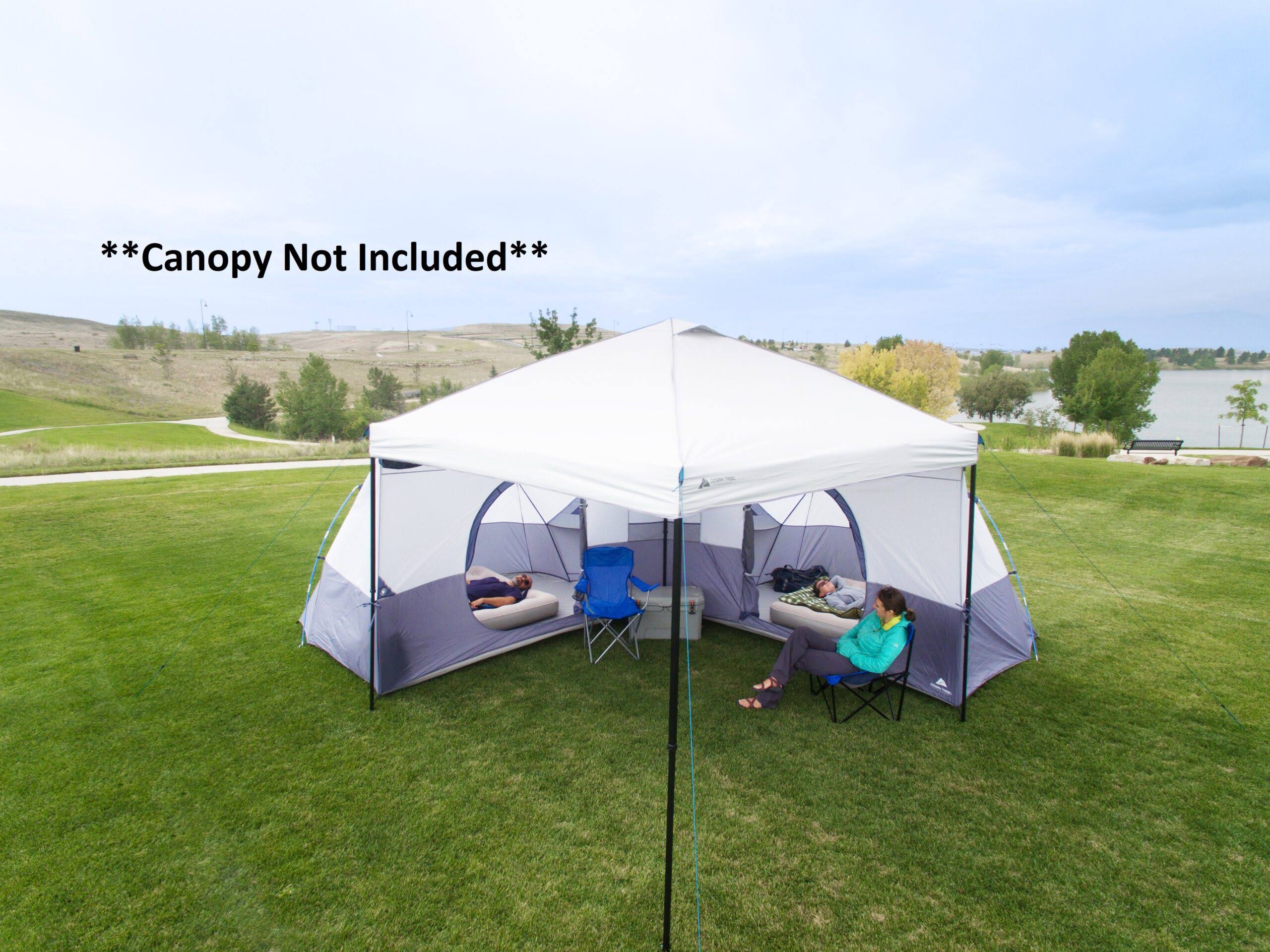 Ozark Trail 8-Person L-Shaped ConnecTent for Straight-leg Canopy