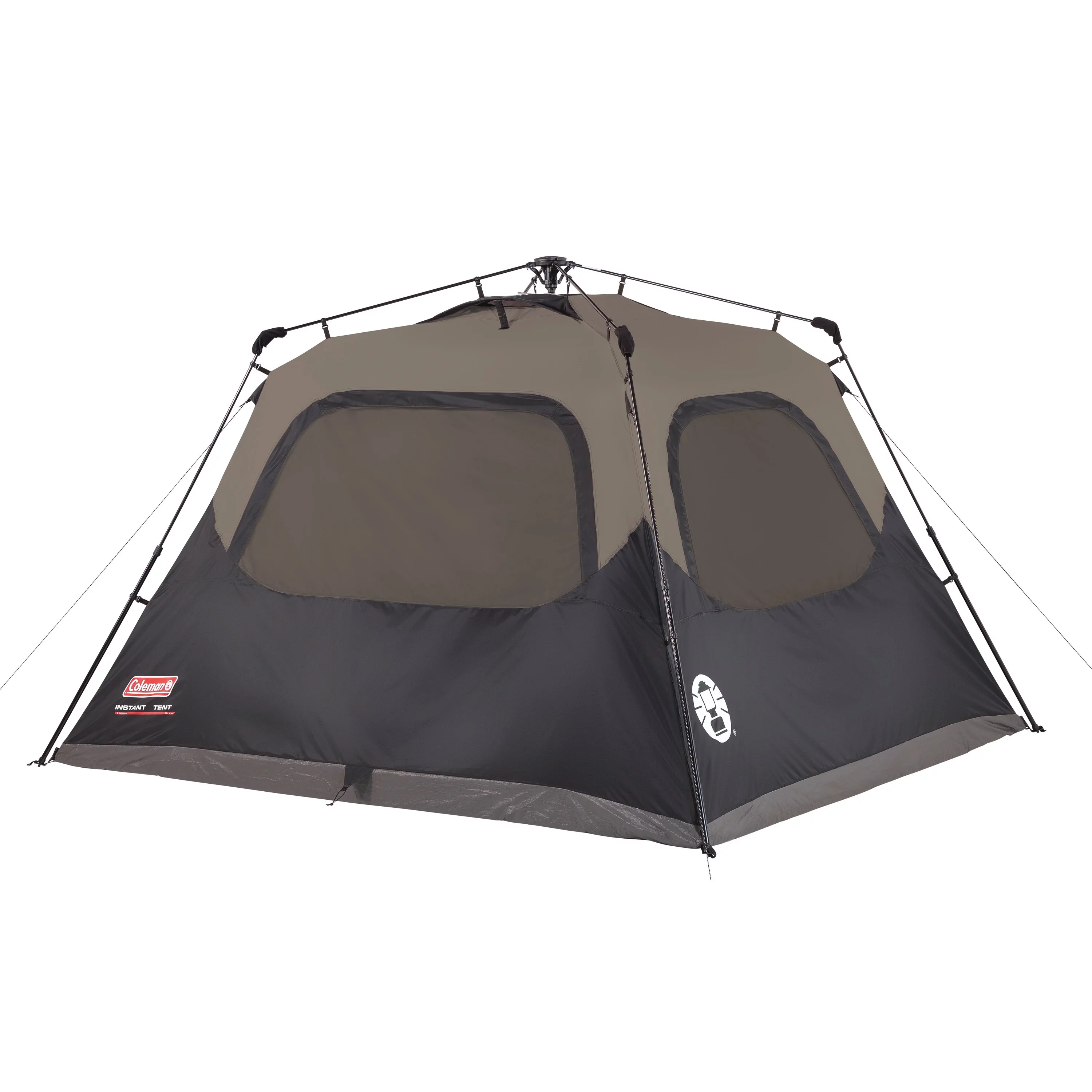 Coleman 6-Person Cabin Camping Tent with Instant Setup, 1 Room, Gray
