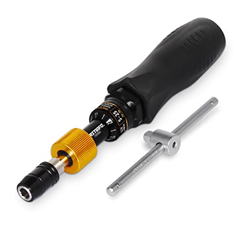 FIRSTINFO Precision Certified Torque Limiting Screwdriver, 1/4 Inch Hex Bit Holder