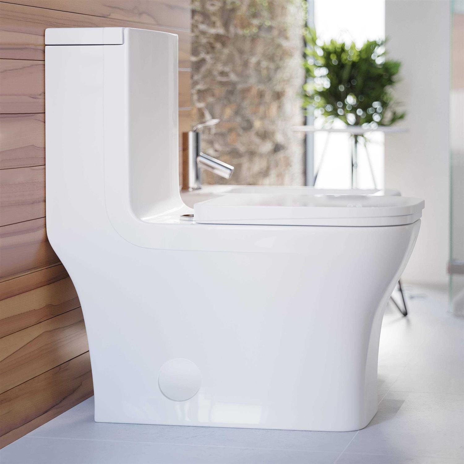 Swiss Madison Concorde One-Piece Square Toilet 14 inch Rough-In 1.1/1.6 gpf - Shop Hardware Tools Online Store
